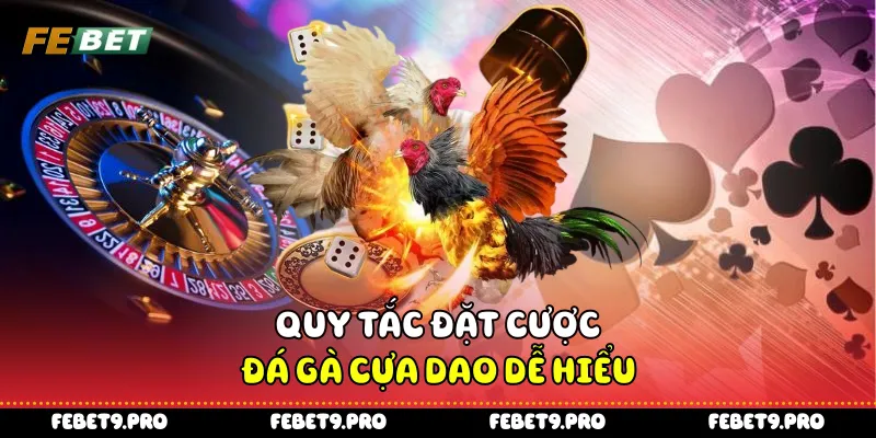 Quy tắc đặt cược đá gà cựa dao dễ hiểu